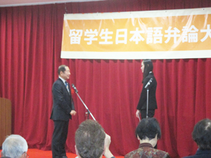 第26回留学生日本語弁論大会を行いました。